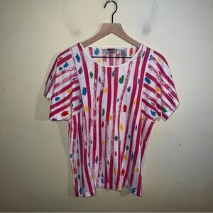 HONORS SPORT  cotton blend patterned T-shirt M
